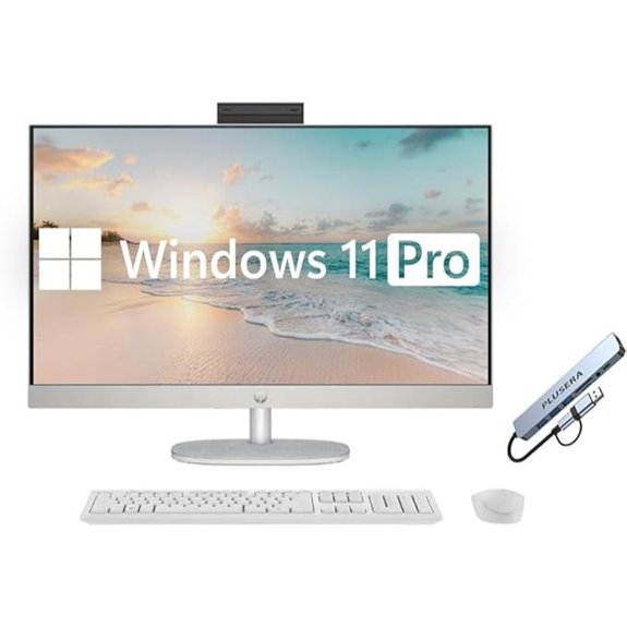 HP 27 FHD Touch All-in-One Computer with Office