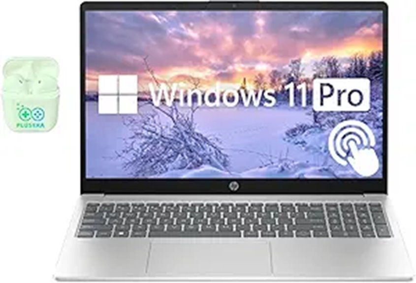 HP 15.6 Touchscreen Laptop with Windows 11 and Office
