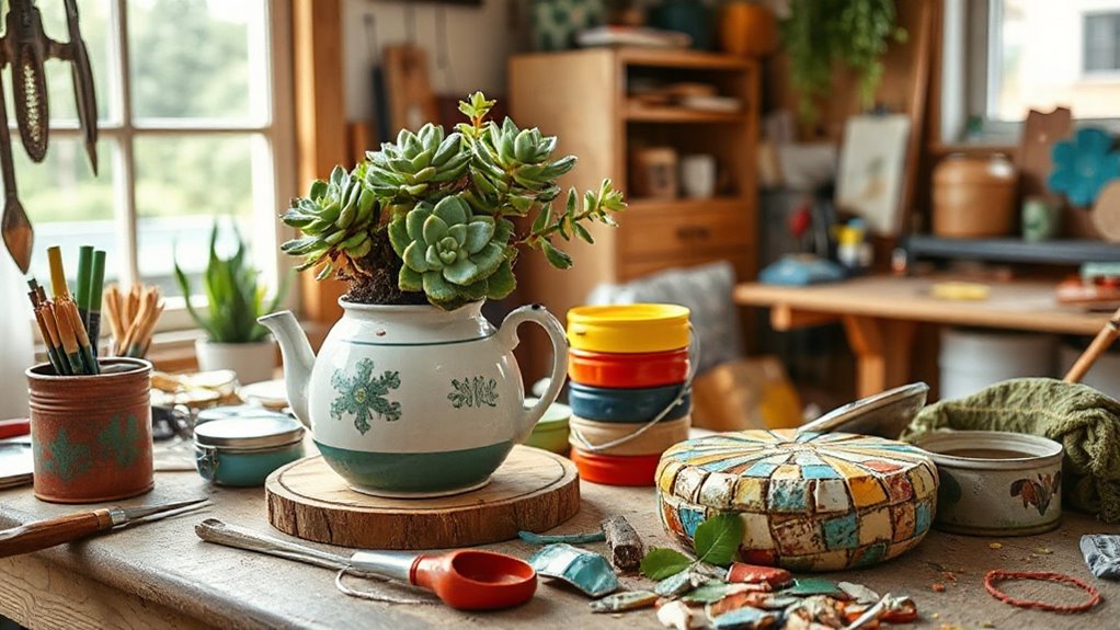 transform trash into art