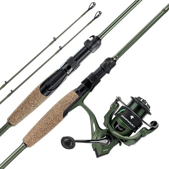 KastKing Spartacus II Twin-Tip Fishing Rod & Reel Combo