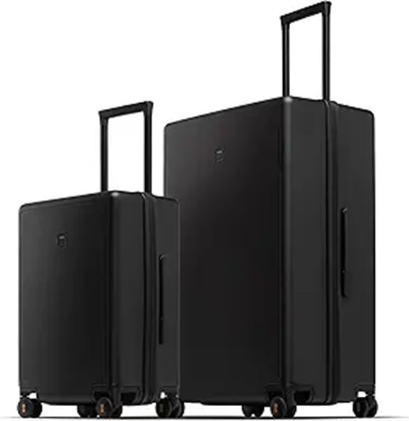 LEVEL8 2-Piece Luggage Set with Spinner Wheels
