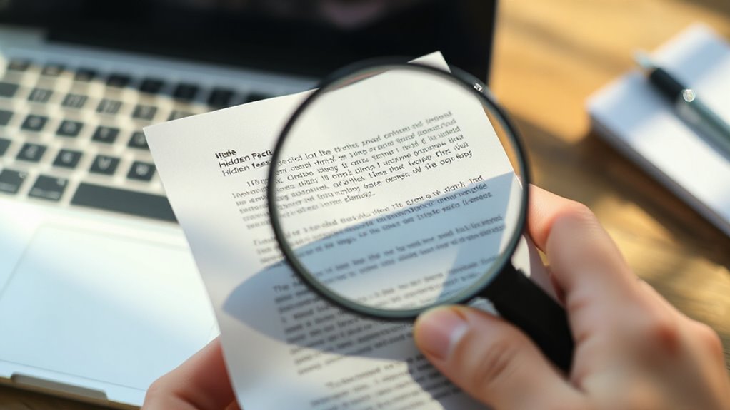 uncover hidden cost details