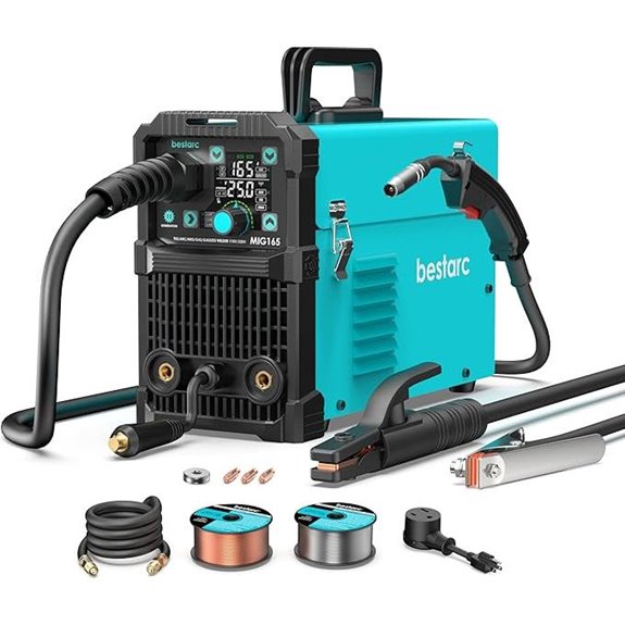 bestarc 165Amp 4-in-1 MIG Welder with Digital Display