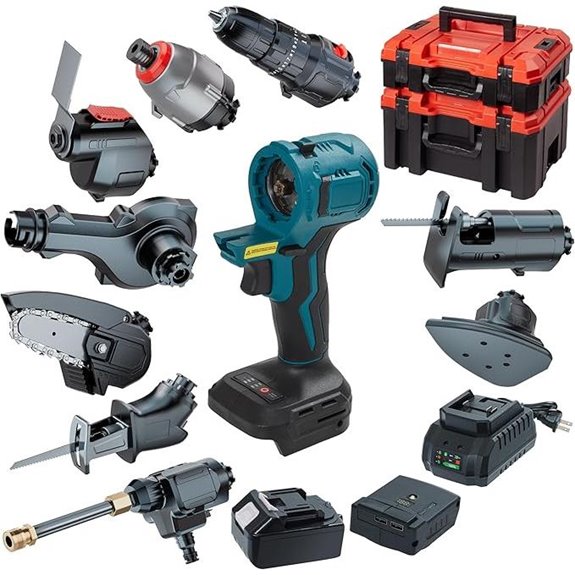 SELFIE CAT 10-in-1 Cordless Power Tool Kit