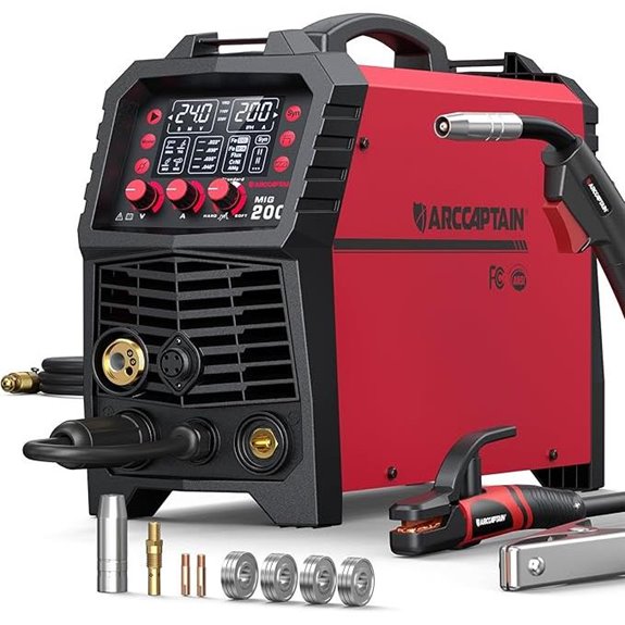 ARCCAPTAIN 6-in-1 MIG/TIG/Stick Welding Machine