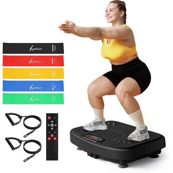 SoftGym Vibration Plate Exercise Machine for Weight Loss
