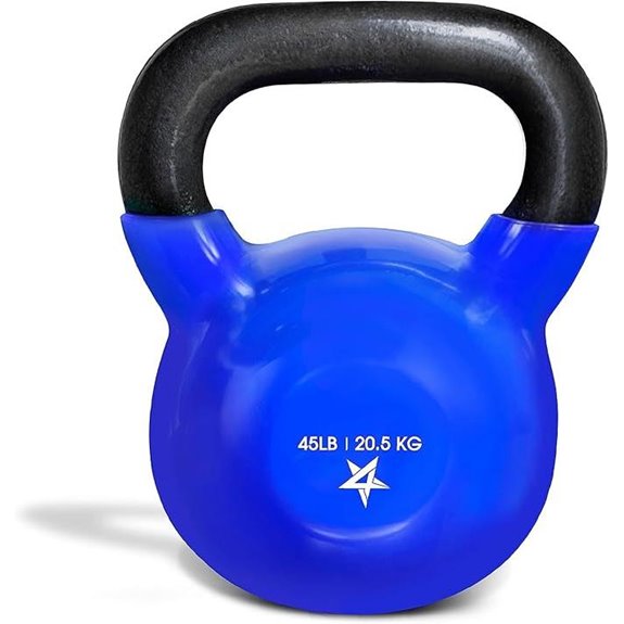 Yes4All Vinyl Coated Kettlebell for Full Body Workout