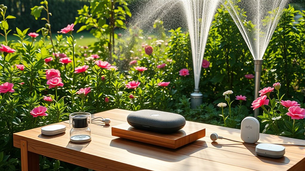 voice controlled smart gardening