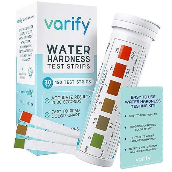 Varify Water Hardness Test Kit with 150 Strips