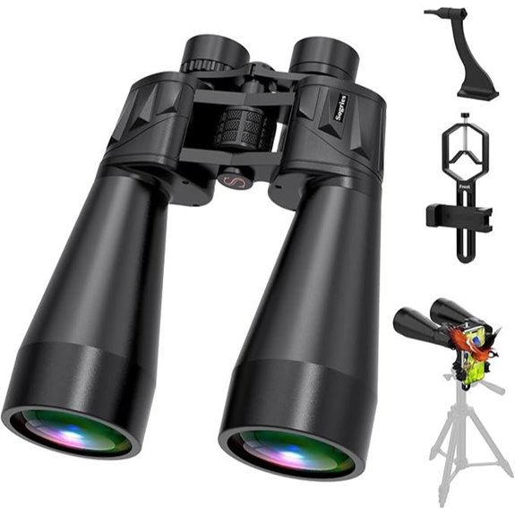 18x70 Waterproof Astronomy Binoculars with Smartphone Adapter