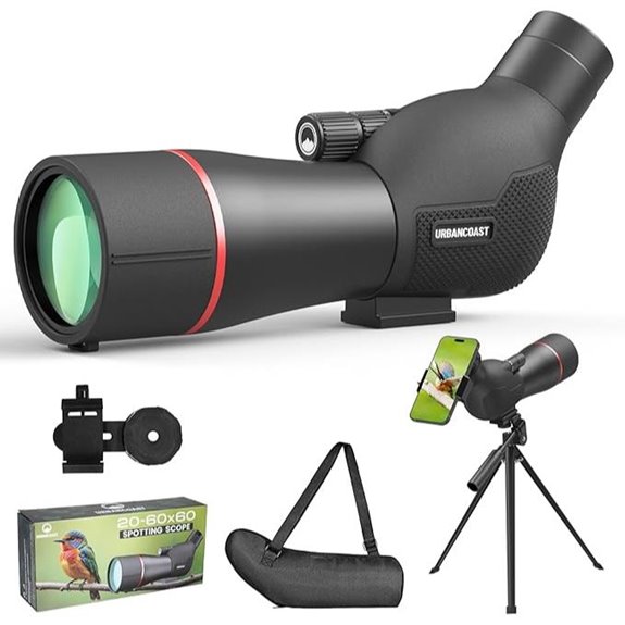 Waterproof 20-60x60mm Spotting Scope with Accessories