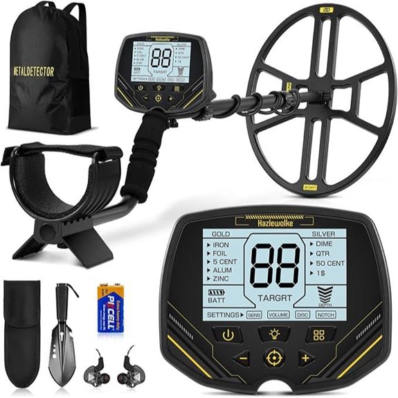 14 Waterproof Metal Detector with High Sensitivity