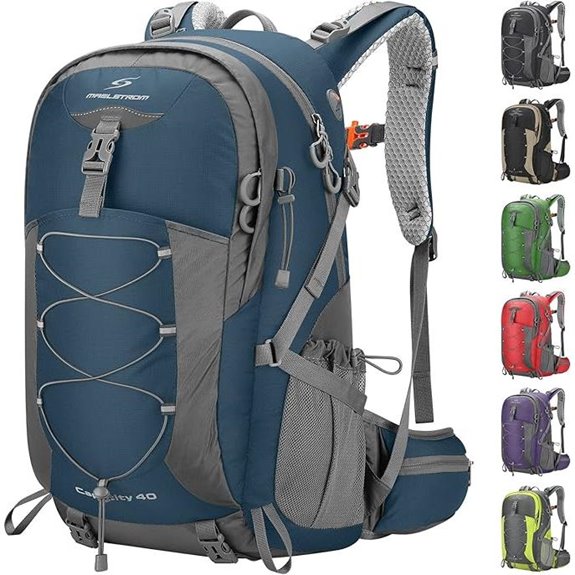Maelstrom 40L Waterproof Hiking Backpack with Rain Cover