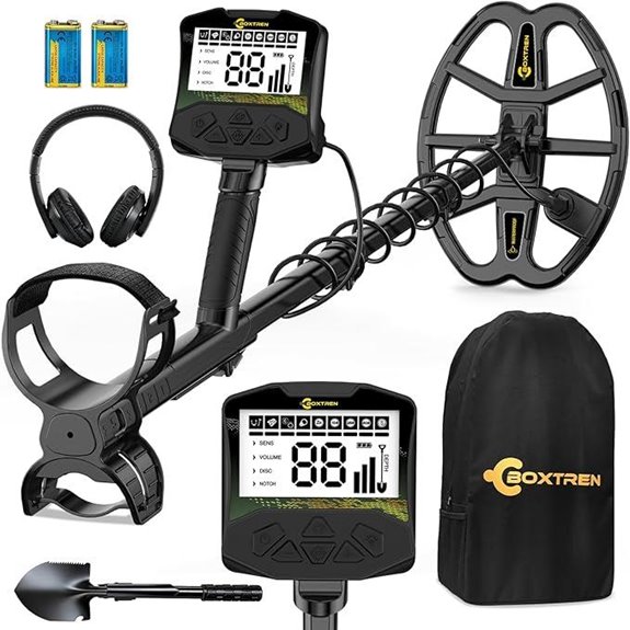 Professional Metal Detector with Waterproof Coil
