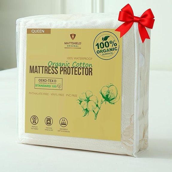 Waterproof Organic Queen Mattress Protector