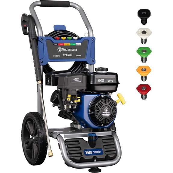 Westinghouse WPX3400 Gas Pressure Washer (3400 PSI)