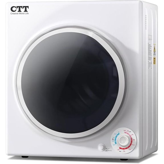 CTT 3.5 Cu. Ft. Electric Clothes Dryer (White)