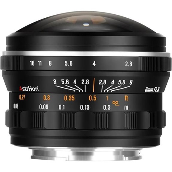 AstrHori 6mm F2.8 220° Circular Fisheye Lens for Sony