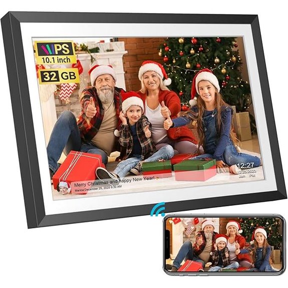 Digital Photo Frame 10.1 WiFi HD Touch Screen