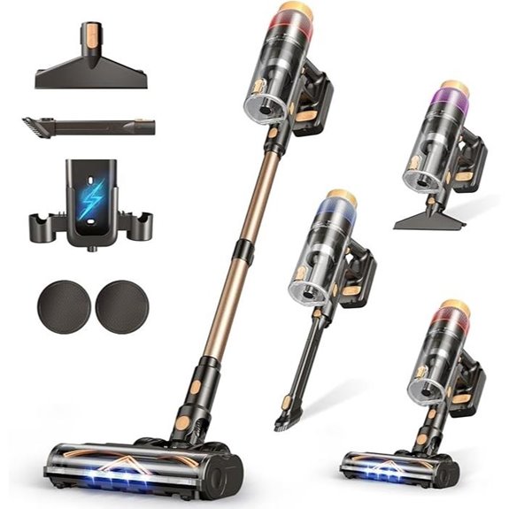 Cordless Vacuum Cleaner 580W 70 Min Touch Screen