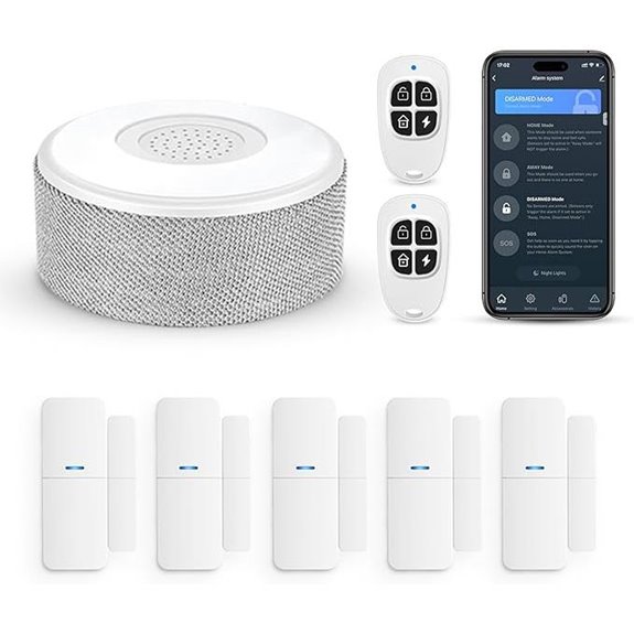 WiFi Door Alarm System with Phone Alerts (8-Piece)