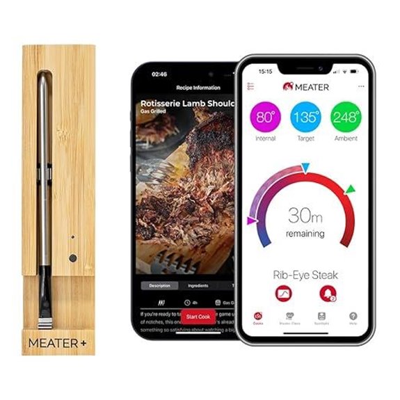 MEATER Plus Wireless Meat Thermometer for BBQ and Kitchen