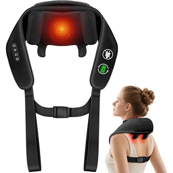 Cordless 4D Shiatsu Neck & Back Massager