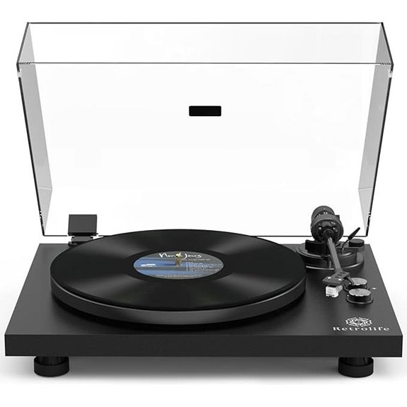 Wireless Turntable with Carbon Fiber Tonearm and RCA Output