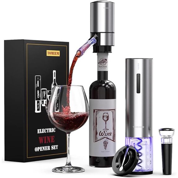 Rechargeable Electric Wine Gift Set with Accessories