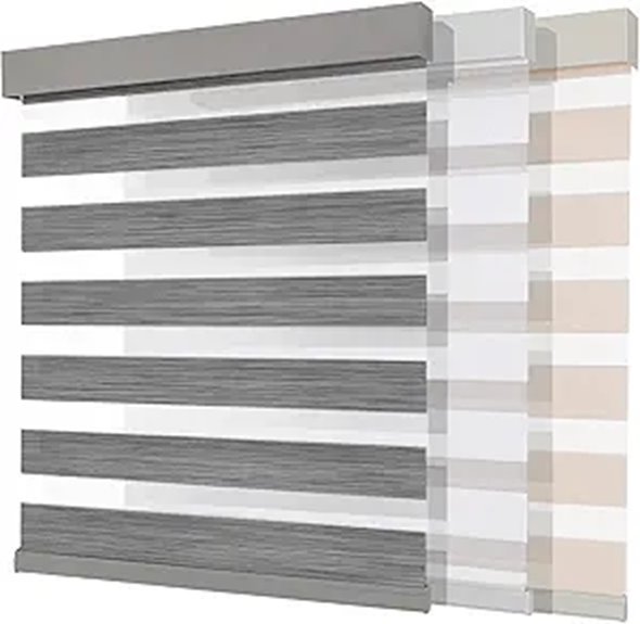 Joydeco Cordless Zebra Blinds for Windows