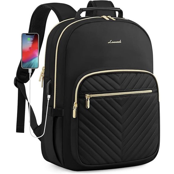 LOVEVOOK Laptop Backpack Purse for Women 15.6 Inch