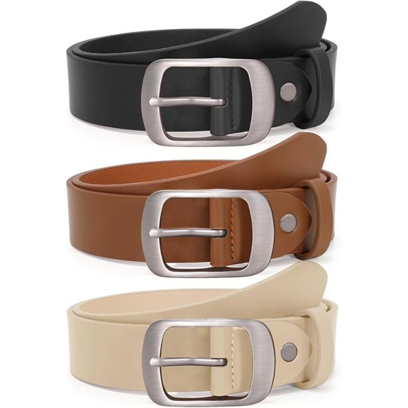 SUOSDEY Women's Leather Waist Belts (3 Pack)