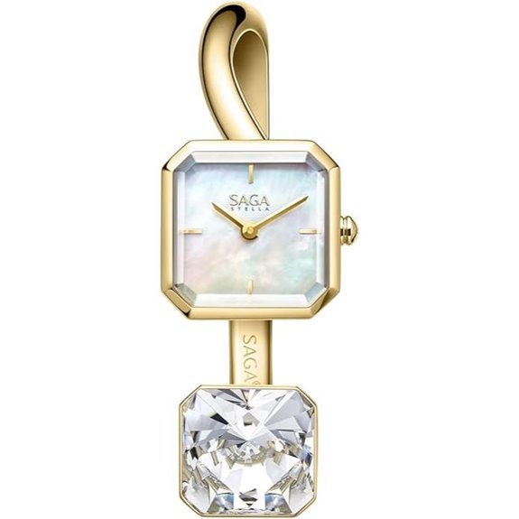 SAGA Light of Vendome Women's Quartz Cuff Watch