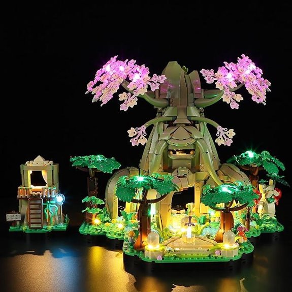 YEABRICKS Zelda Deku Tree LED Light (Model Not Included)