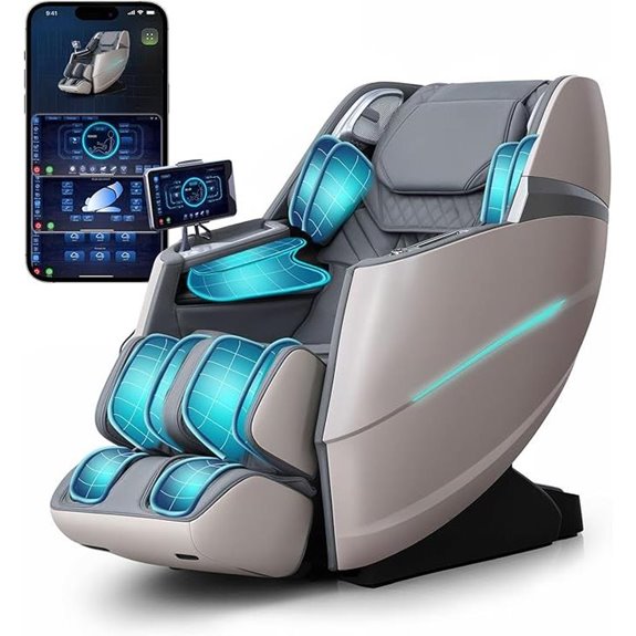 Full Body Massage Chair with Zero Gravity and Bluetooth