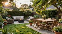 backyard entertainment space planning