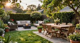 backyard entertainment space planning