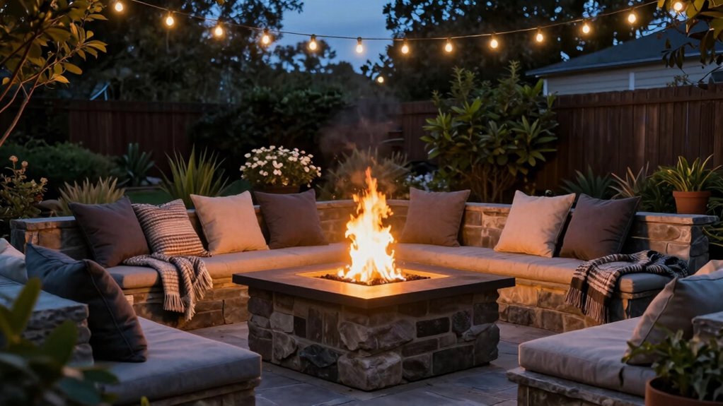 cozy safe outdoor gathering