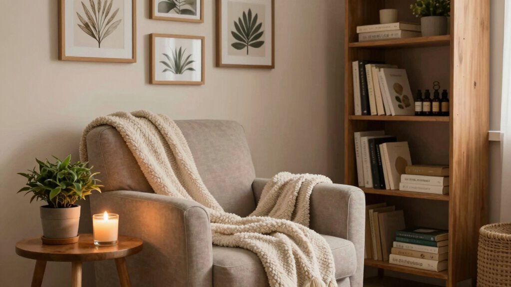 create a calming recovery space