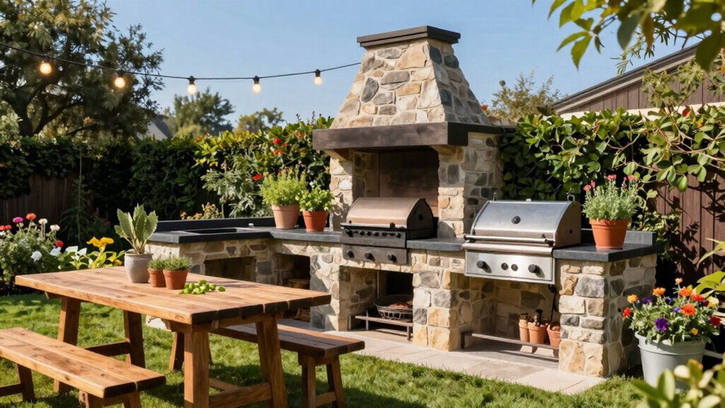 create an improved outdoor kitchen