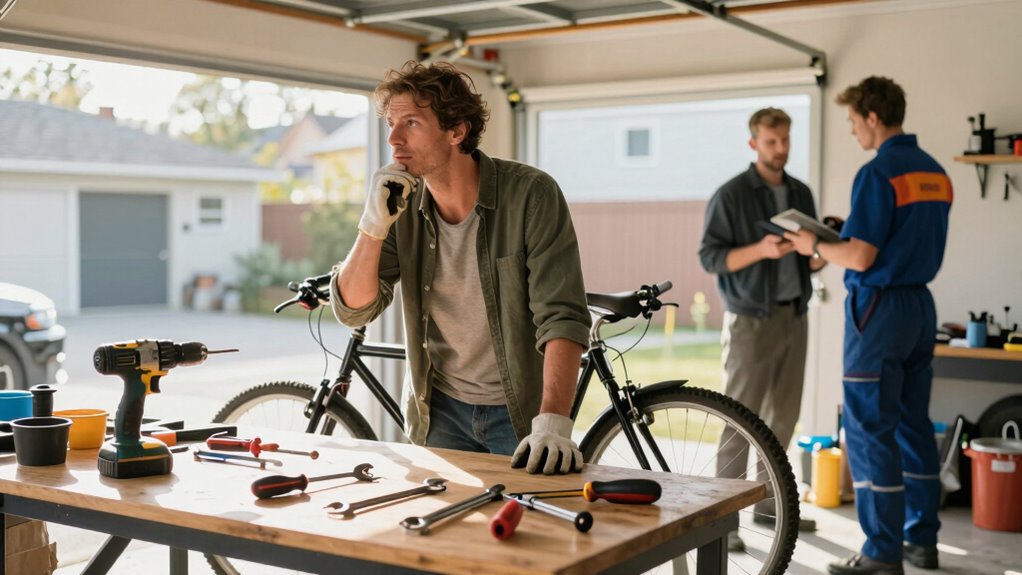 diy or professional garage projects