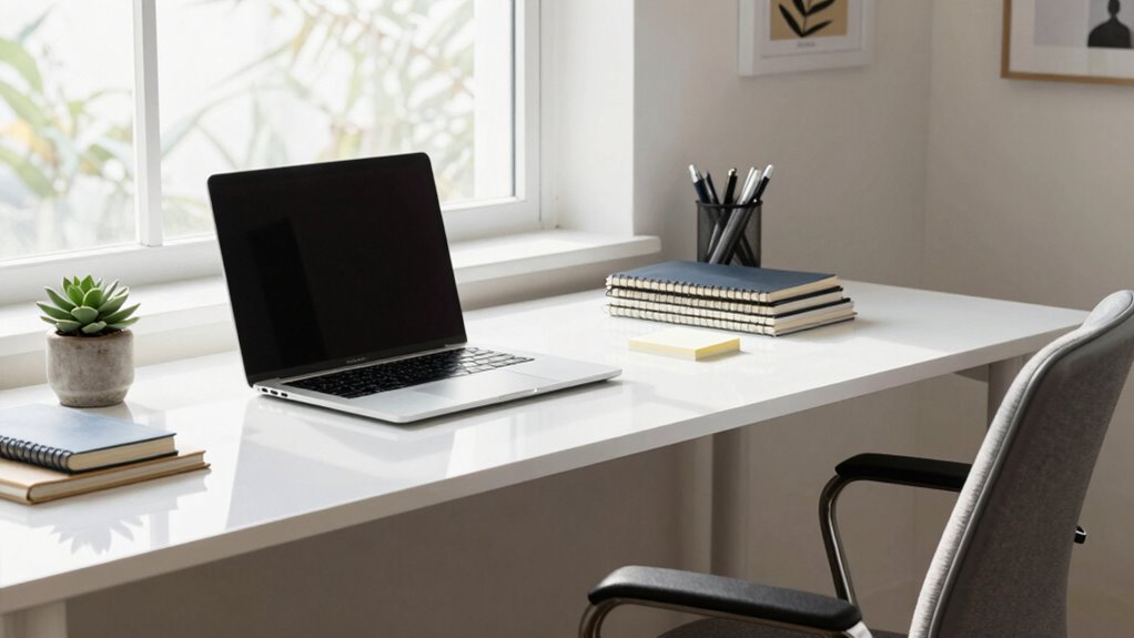 ergonomic organized supportive workspace
