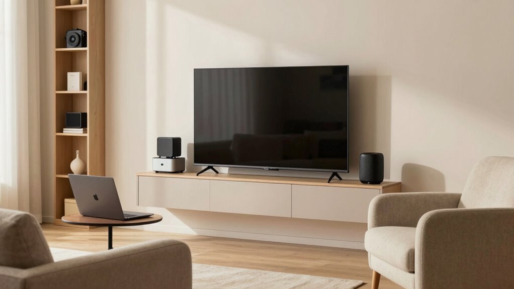 minimalist tech space planning