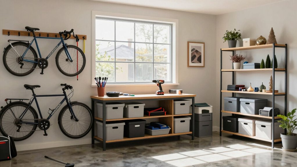 organize tools and storage