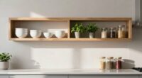organized stylish shelf displays