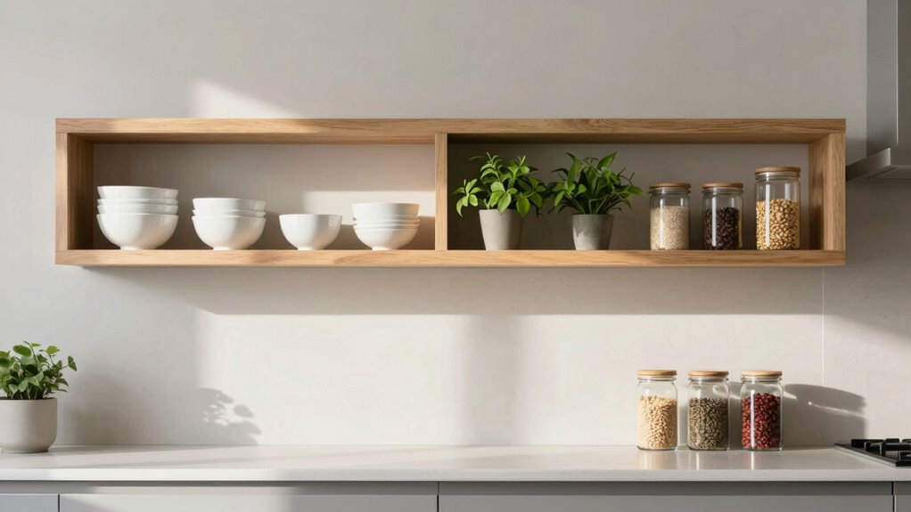organized stylish shelf displays