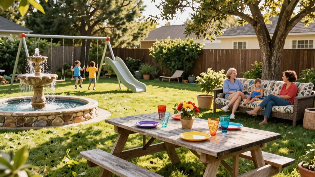 popular family backyard features