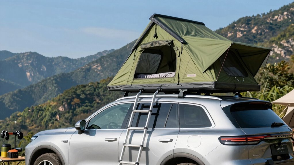 portable elevated camping shelter