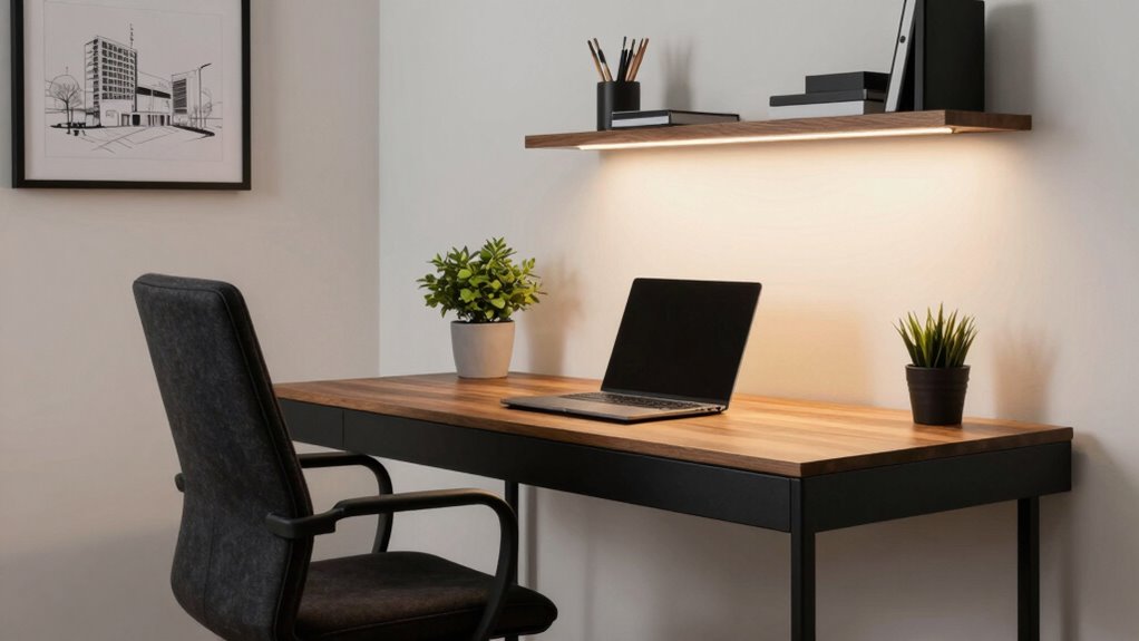 professional organized ergonomic workspace