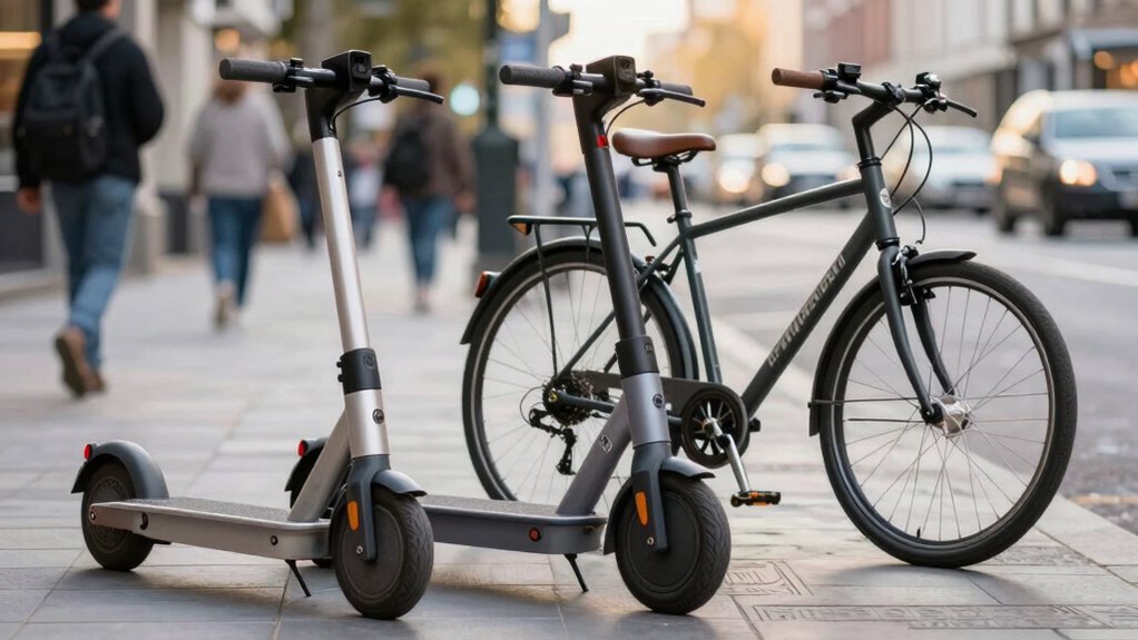 scooter and e bike comparison